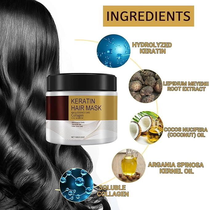 Keratin hair mask