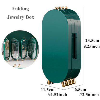 Jewelry Box with Folding Screen